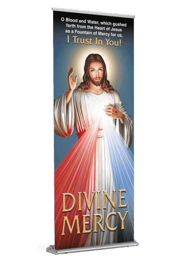 Divine Mercy I Trust in You Banner