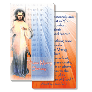 Divine Mercy Prayer Card A