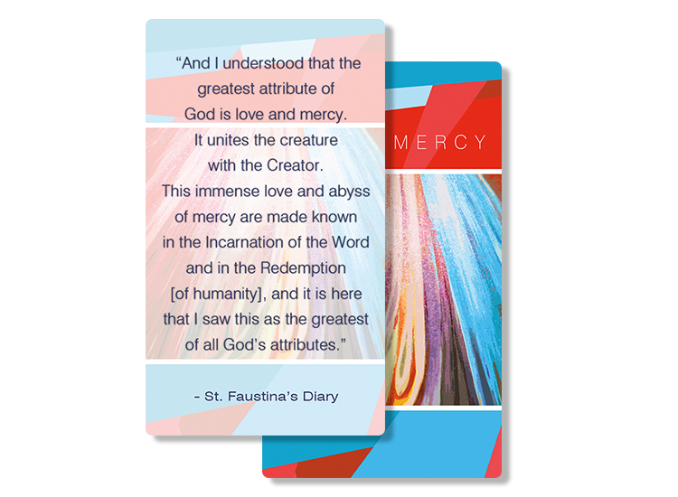 Divine Mercy Prayer Card B - Image 2