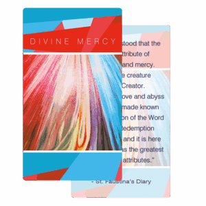 Divine Mercy Prayer Card B