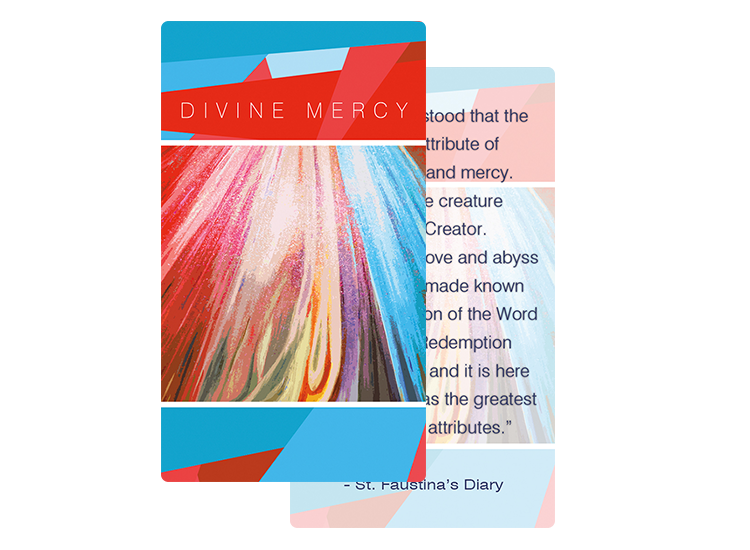 Divine Mercy Prayer Card B