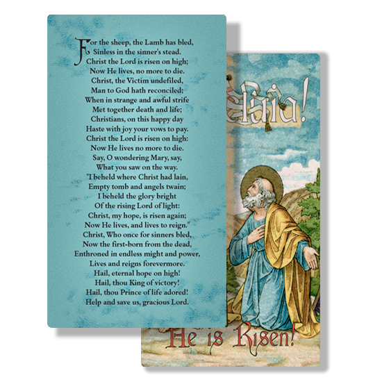 Easter - Risen on High - Mosaic Prayer Card - Image 2