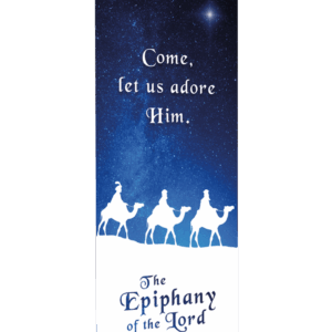 Epiphany Blue Banner