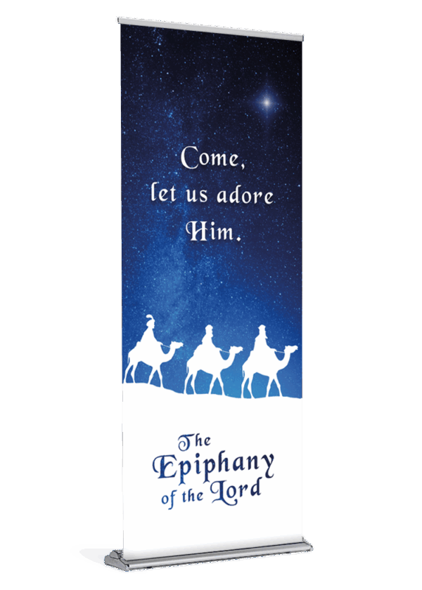 Epiphany Blue Banner