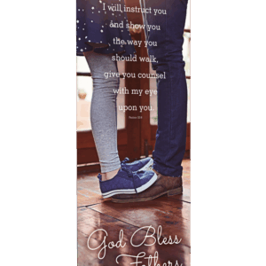 God Bless Our Fathers <br>Father's Day Banner