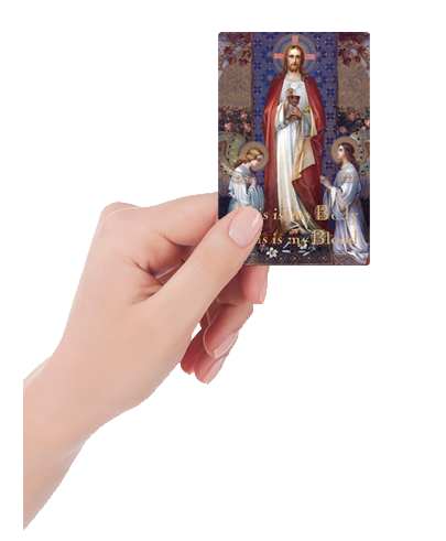 First Communion Anima Christi Prayer Card - Image 3