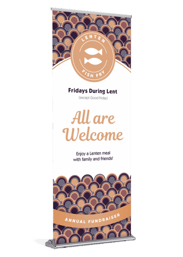 Modern Scales <br>Fish Fry Banner