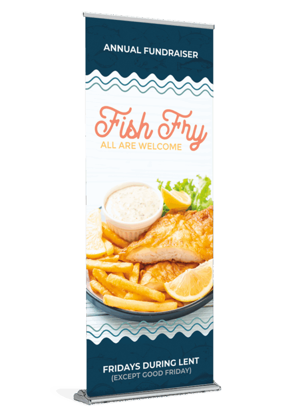 Waves <br>Fish Fry Banner