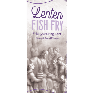 Jesus Feeds The Multitudes <br>Fish Fry Banner