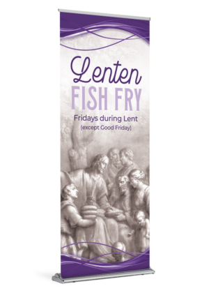 Jesus Feeds The Multitudes <br>Fish Fry Banner
