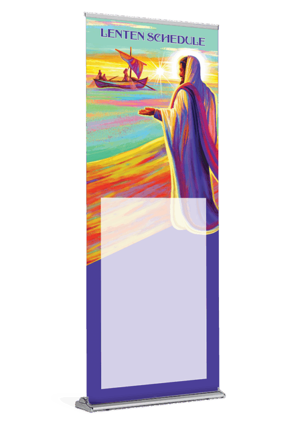 Colorful Fishermen<br>Fish Fry Banner