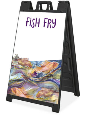 Artsy Fish by Jen Norton- A-Frame - Customizable