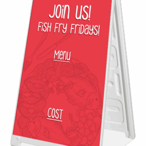 Red Fish Fry - A-Frame - Customizable