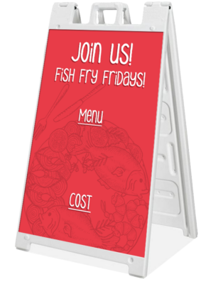 Red Fish Fry - A-Frame - Customizable