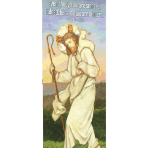 He Seeks Us Out <br>Good Shepherd Banner