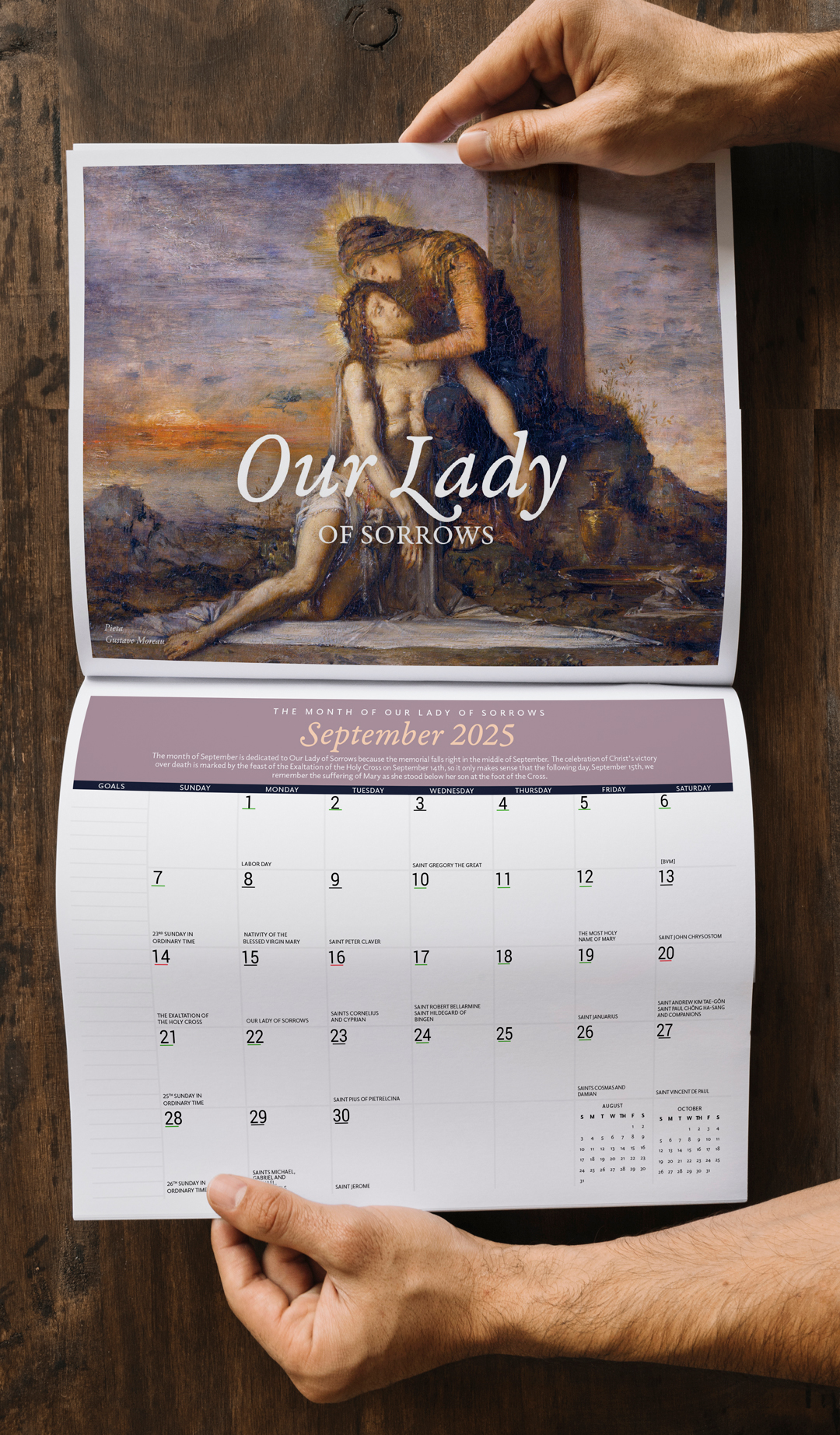 2025 Catholic Wall Calendar - Image 2