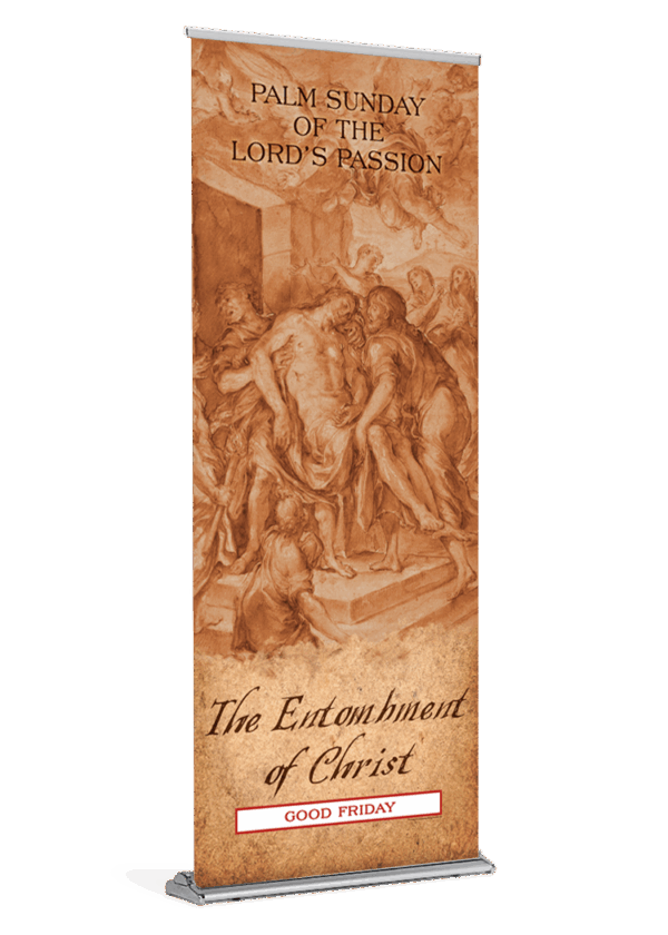 Palm Sunday Entombment Banner