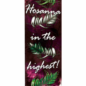 Palm Sunday Palms Banner