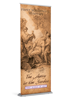 1st Sorrowful Mystery Banner