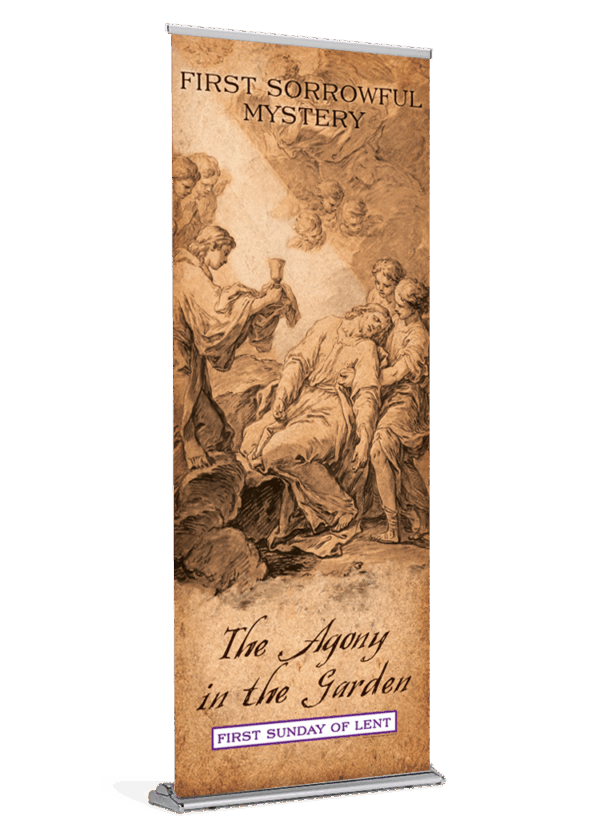 1st Sorrowful Mystery Banner