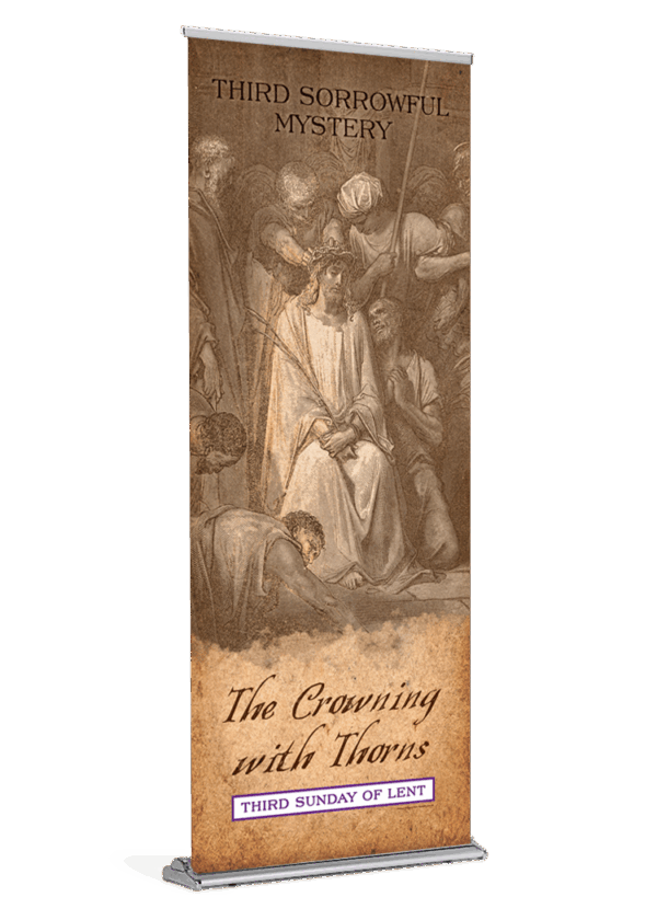 3rd Sorrowful Mystery Banner