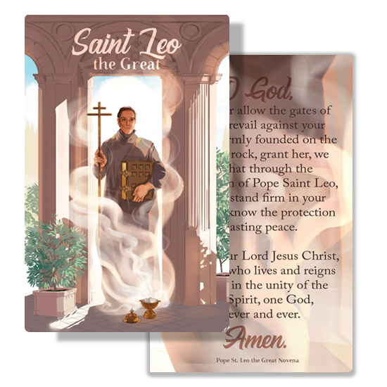 St. Leo Prayer Card