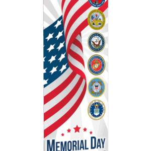 Memorial Day Badges Banner