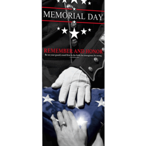 Remember and Honor Memorial Day Banner