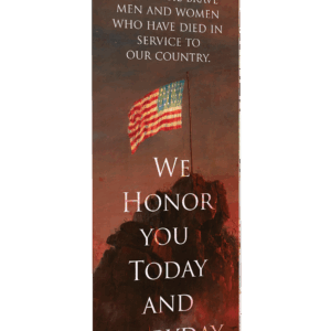We Honor You - Memorial Day - Banner