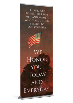 We Honor You - Memorial Day - Banner