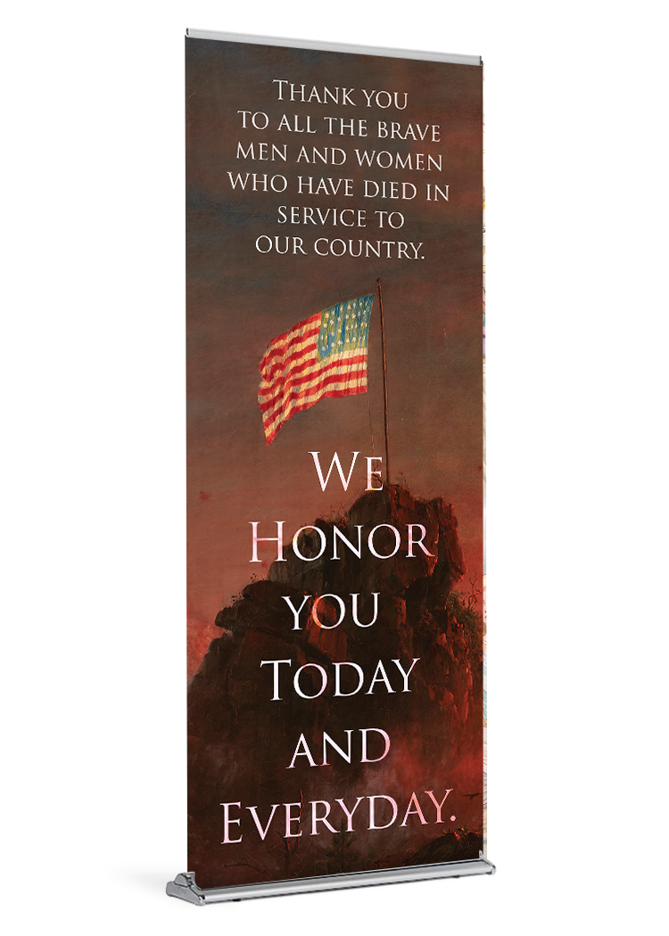 We Honor You - Memorial Day - Banner