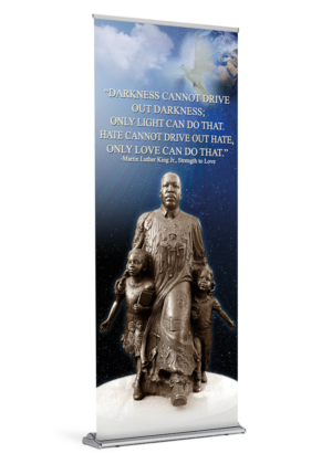 Only Love Can Do That <br>Pray for Social Justice <br>Martin Luther King Jr Banner