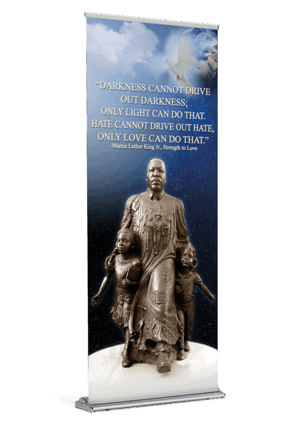 Only Love Can Do That <br>Pray for Social Justice <br>Martin Luther King Jr Banner