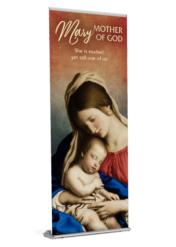 Exhalted <br> Mary, Mother of God <br>Banner