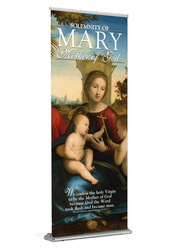 Solemnity of Mary <br>Mother of God <br>Banner