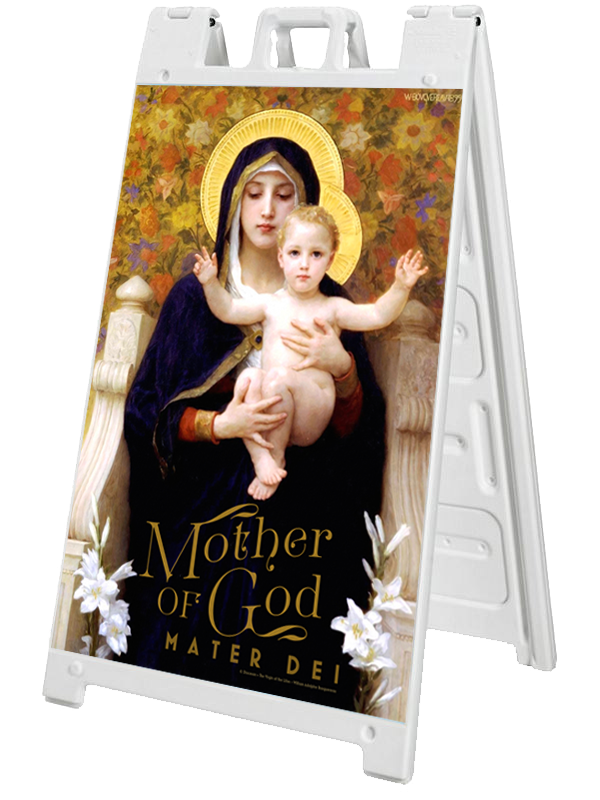 Virgin of the Lilies A - Frame