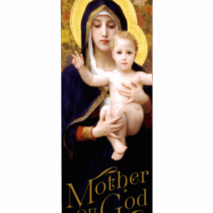 Virgin of the Lilies <br> Mary, Mother of God <br>Banner