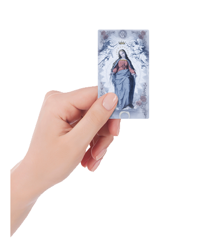 Hail Mary Prayer Card - Image 3