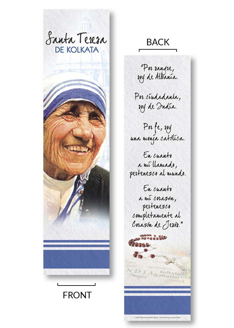 Heart of Jesus <br>Saint Teresa of Kolkata <br>Bookmark - Image 2