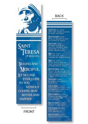 Kind and Merciful <br>Saint Teresa of Kolkata <br>Bookmark