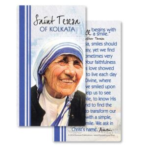 Heart of Jesus <br>Saint Teresa of Kolkata <br>Prayer Card