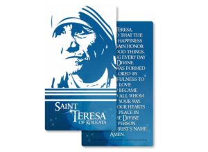 Kind and Merciful <br>Saint Teresa of Kolkata <br>Prayer Card