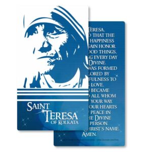 Kind and Merciful <br>Saint Teresa of Kolkata <br>Prayer Card