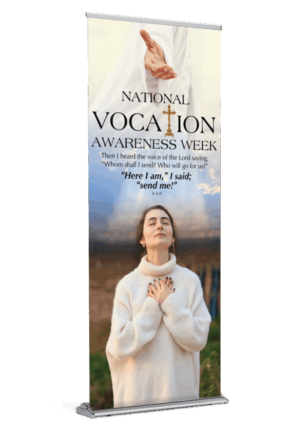 Vocations Awareness Week <br>Pray for Vocations <br>Banner