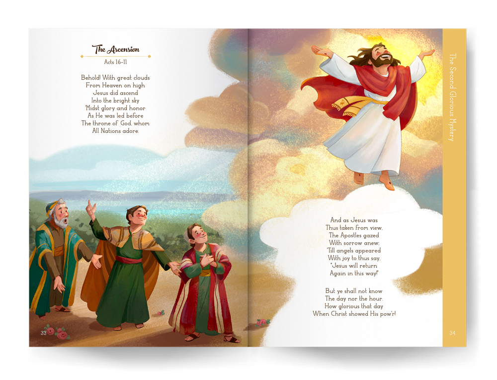 The Illustrated Rosary - The Life of Christ in Prose - by Dominique Morelli and Anna Morelli - Image 4