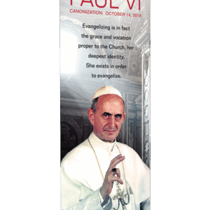 Canonization <br>Saint Paul VI <br>Banner