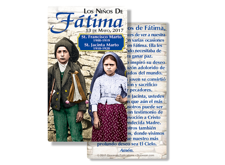 Children of Fatima Prayer Card - Image 3