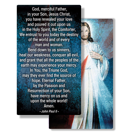 Divine Mercy Prayer Card C - Image 2