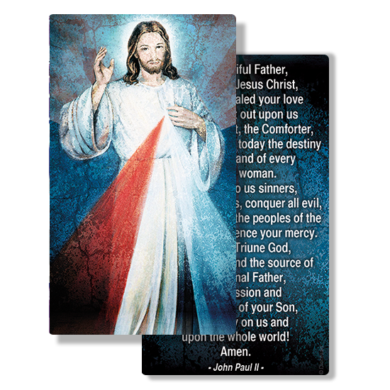Divine Mercy Prayer Card C