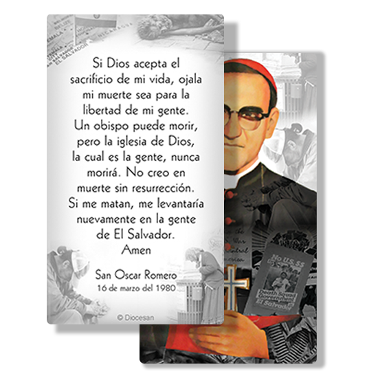 Saint Oscar Romero Prayer Card - Image 4